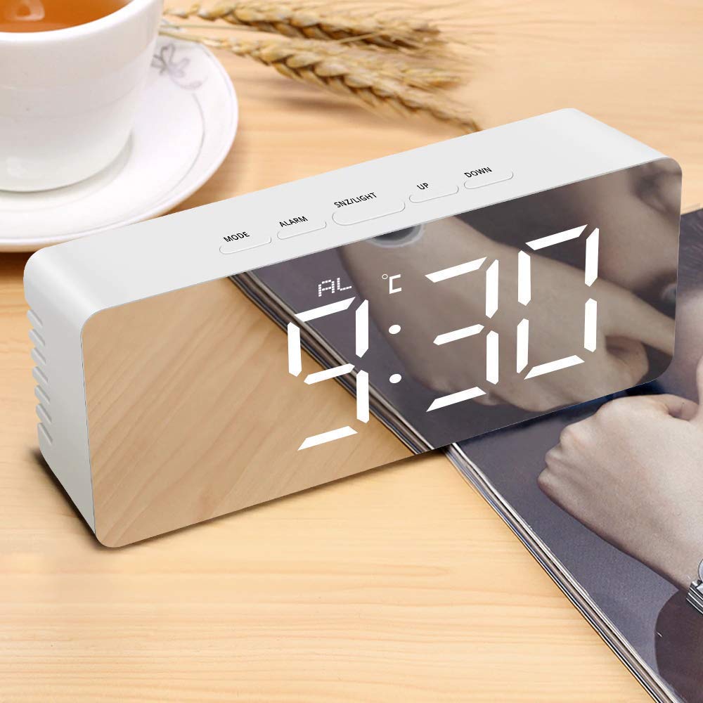 Mirror Alarm Clock For Heavy Sleepers
