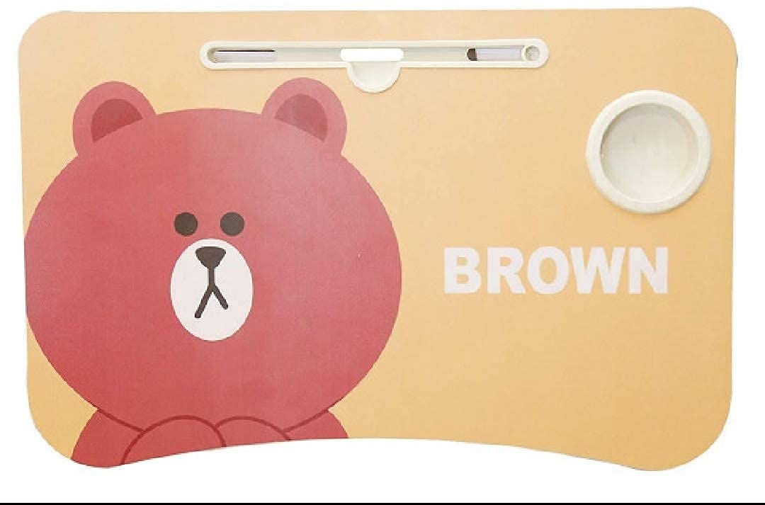 Brown Panda Printed Study Table 