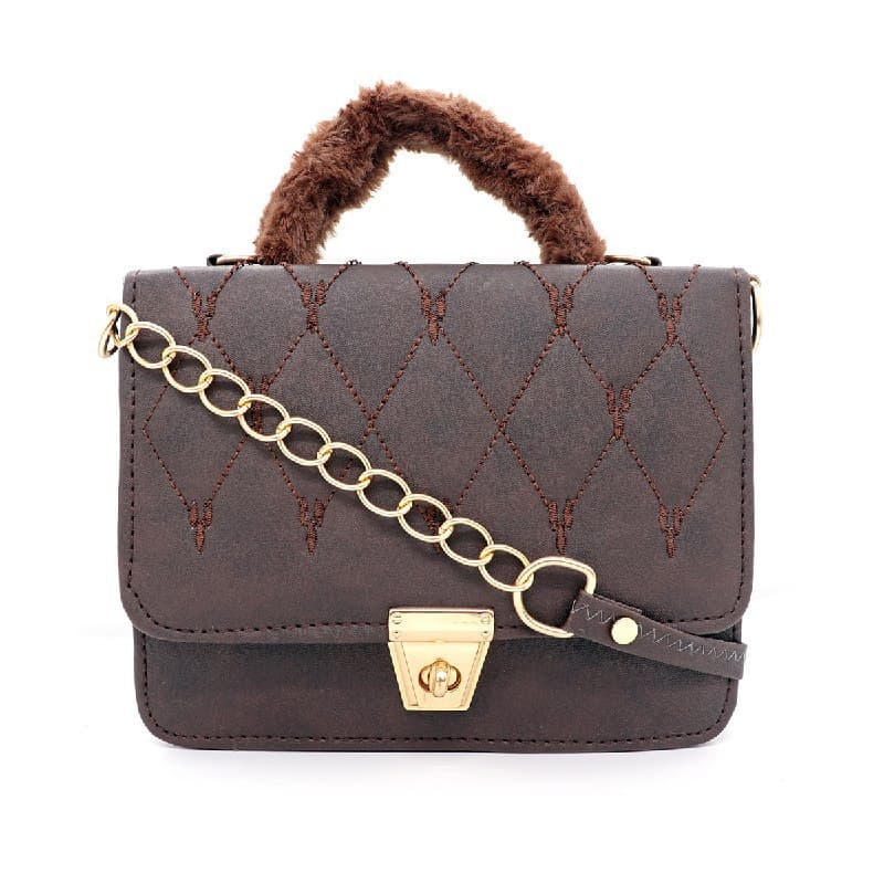 Fashion Shoulder Bag Code 1005 Dark Brown
