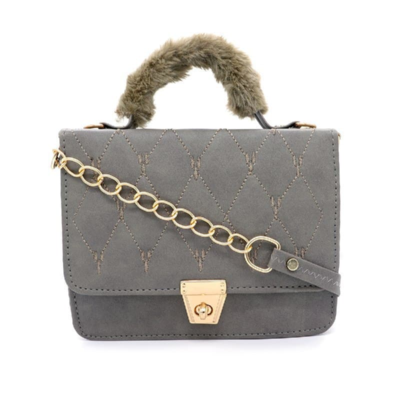 Fashion Shoulder Bag Code 1005 Grey Colour
