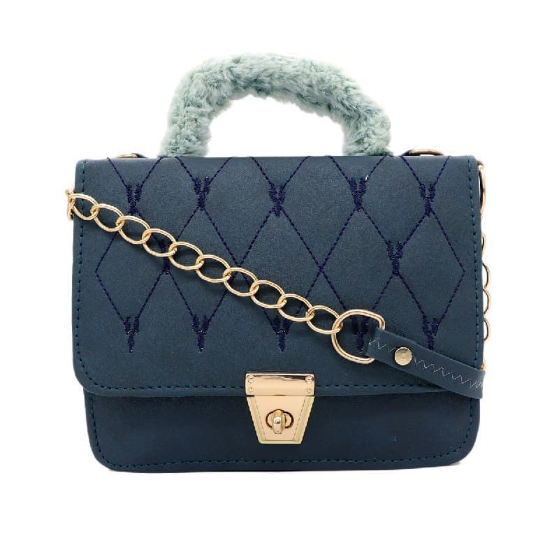 Fashion Shoulder Bag  Code 1005 Navy Blue Colour