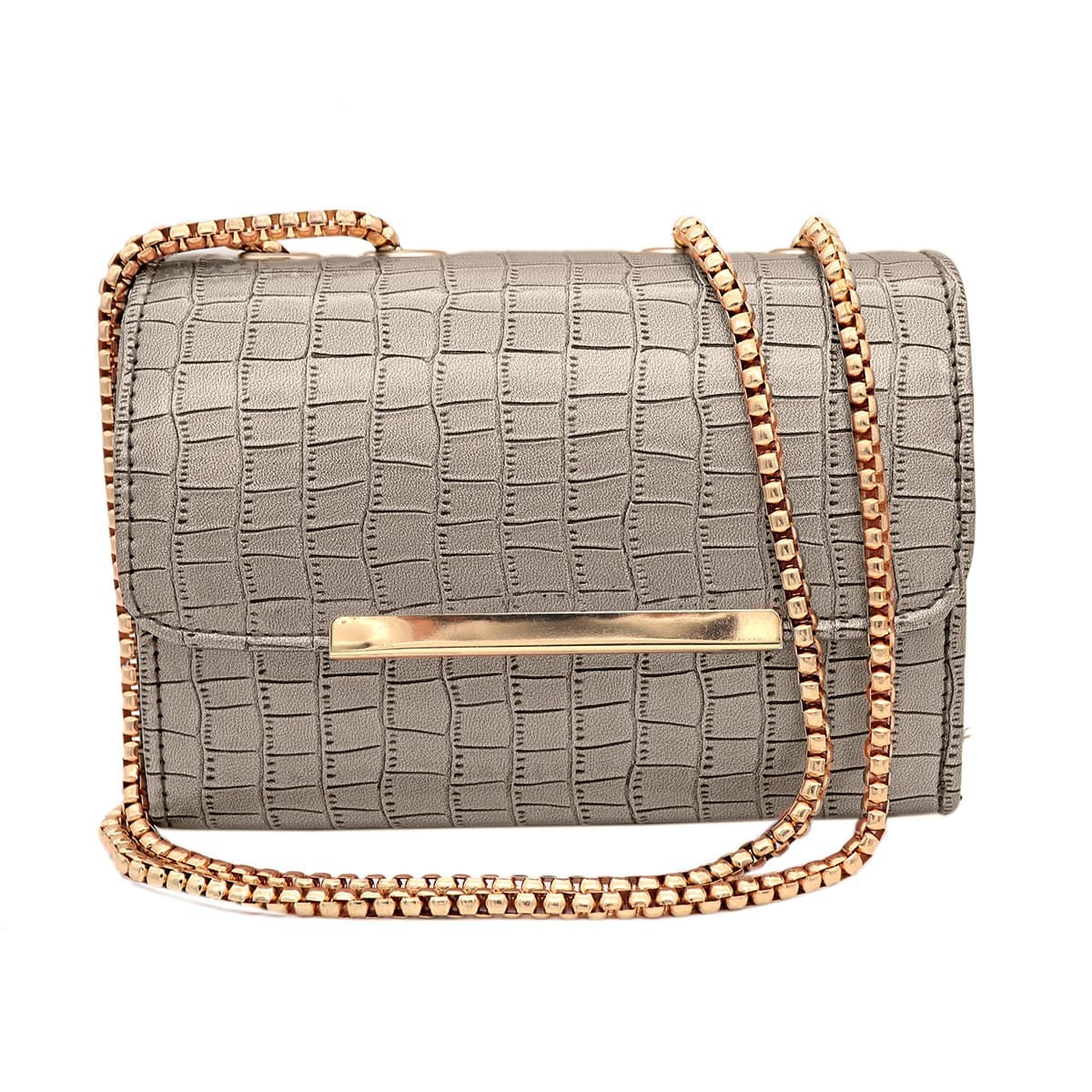 Fashion Shoulder Bag  Code 1021 Grey Colour